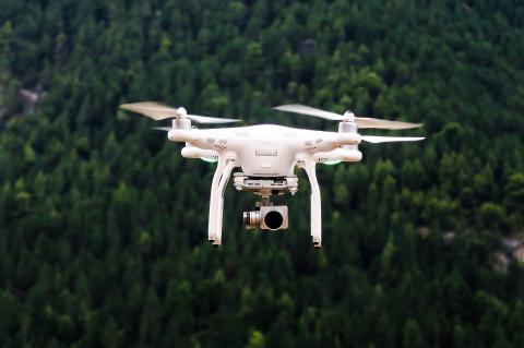 Mit Wärmebildkamera ausgerüstete Drohnen erleichtern die Kitzrettung im Grünland erheblich. (Foto: pixabay.com)